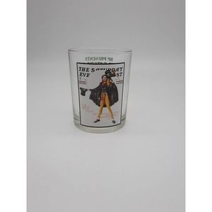 The Saturday Evening Post Glass God Bless Us Everyone Tiny Tim